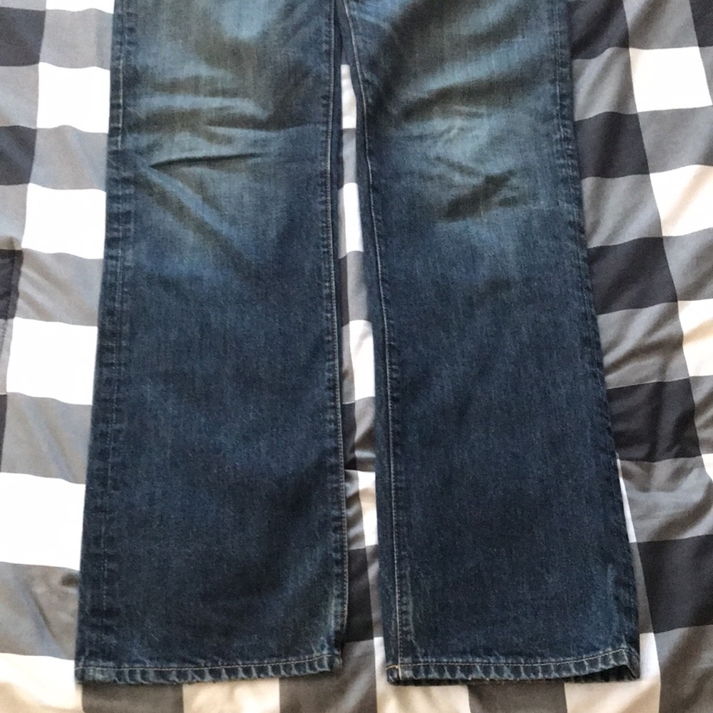 Mens ABERCROMBIE & FITCH Button Fly STRAIGHT Leg Jeans Sz 32 x 34 - Picture 9 of 12